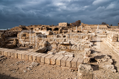 Ruins of roman period in caesarea