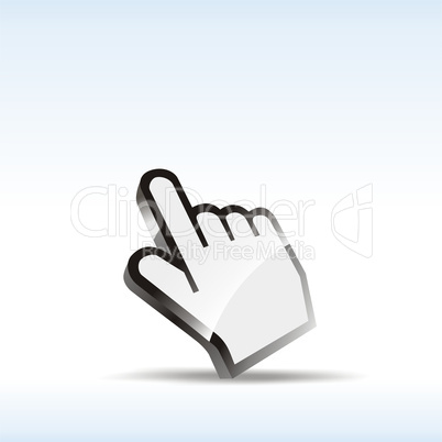 abstract hand icon illustration