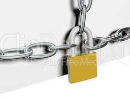 steel chain lock