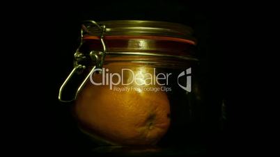 Fruit jar time lapse, orange 1