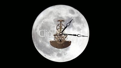 lunar clock, Timelapse