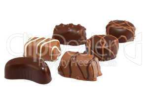 diversified chocolate candies