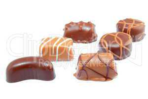 diversified chocolate candies