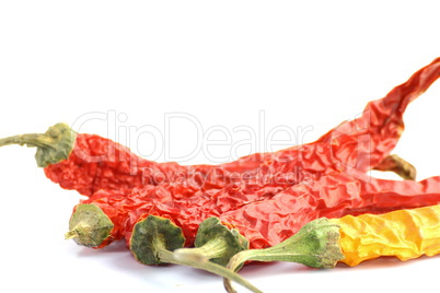 red peppers and a yellow one