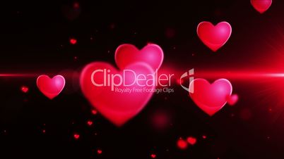 heart shapes loopable love