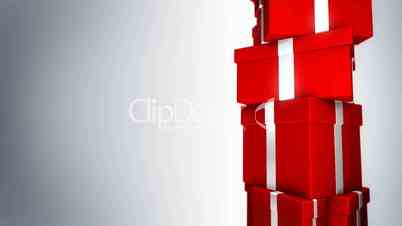 Pile of Red Gifts (Loop)