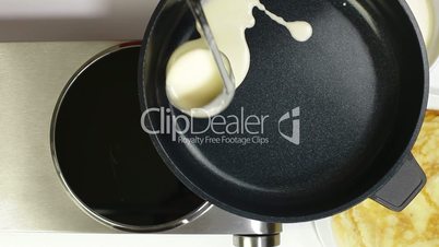 Pouring Pancake Batter