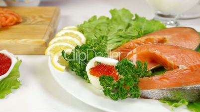 DOLLY: Salmon And Caviar