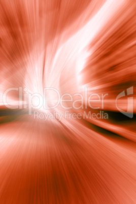 abstract zoom red