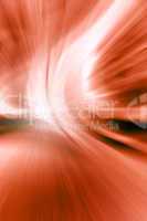 abstract zoom red