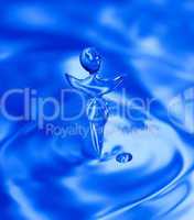 Water drop close up