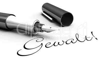 Gewalt! - Stift Konzept