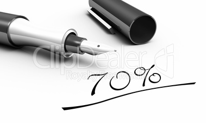 70% - Stift Konzept