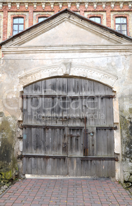 Ancient wooden gate