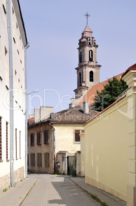 Old city street in Vilnius