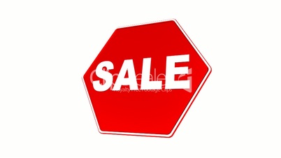 Sale Sign (Loop with Matte)