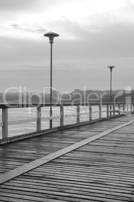 Bridge in the sea