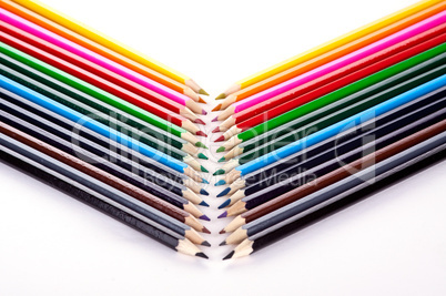 Buntstifte in verschiedenen Farben Buntstifte in verschiedenen Farben