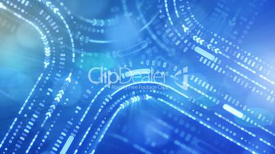 abstract technology blue loopable background