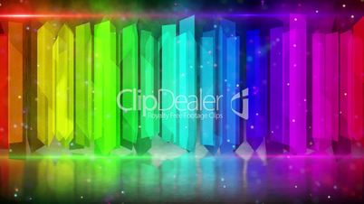 rainbow color elements abstract loopable background