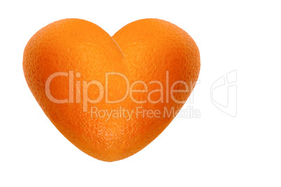 Orange heart