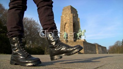 10678 nazi boots walk emperor monument wide