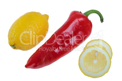 Lemon and pepper