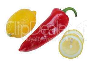 Lemon and pepper