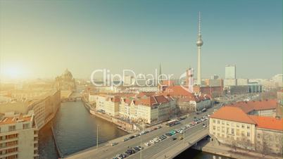 Berlin Skyline City HD 1080p Timelapse