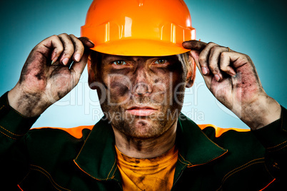 portrait oil industry worker