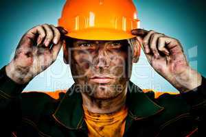 portrait oil industry worker