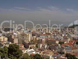 Cagliari, Blick von der Altstadt Castello auf die Hauptstadt Sardiniens