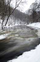 River in winter