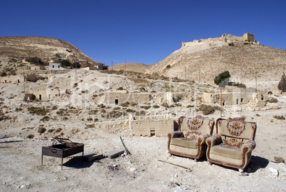 Chairs and castle