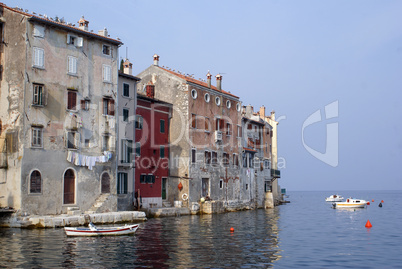 Houses and sea