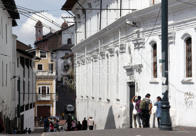 Street in the Quito