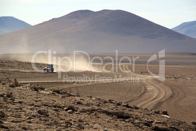 Car on the road