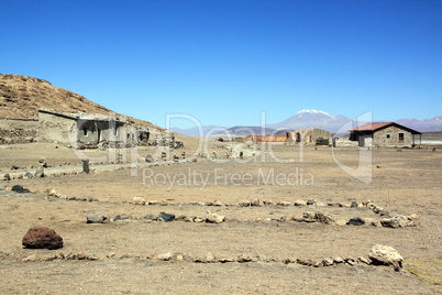 Mountain and desert