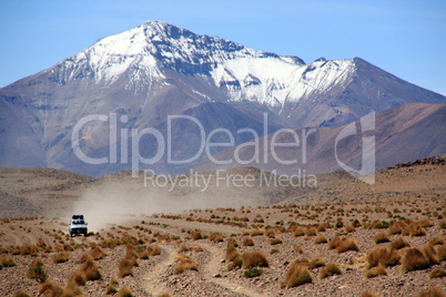 Mountain and desert