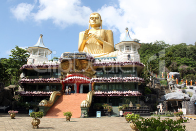 Buddha and Golden temple