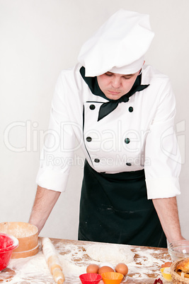 pensive chef