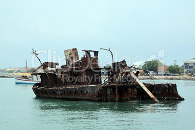 Rusty ship