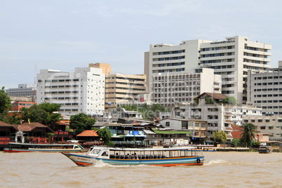 Boat and buildings