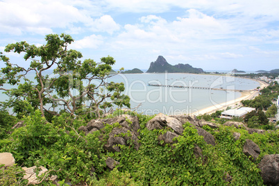 Bay in Prachuap Khiri Khan, Thailand