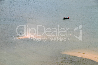 Boat and sand