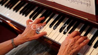 Pianist practice
