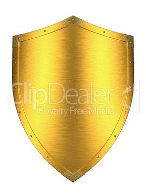 Brushed Gold shield