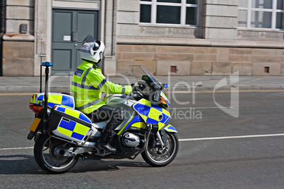 British motorcycle police