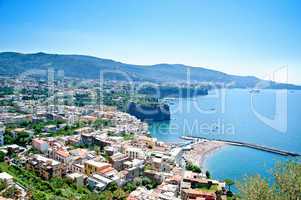 City on the Coastline of Amalfi