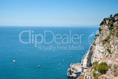 Cliffs on the Coastline of Amalfi